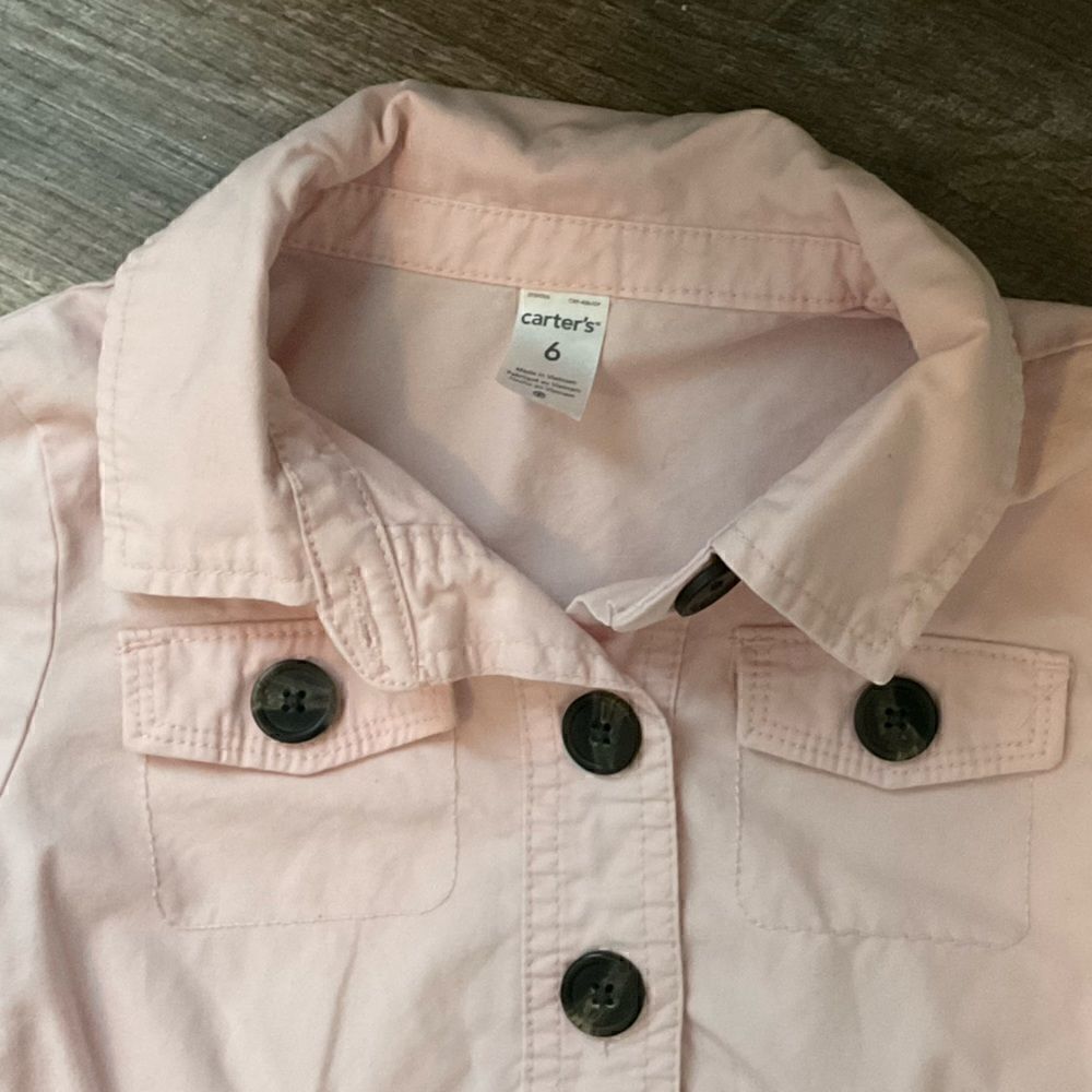 Carter Girls Jacket Size 6 - Picture 3 of 4